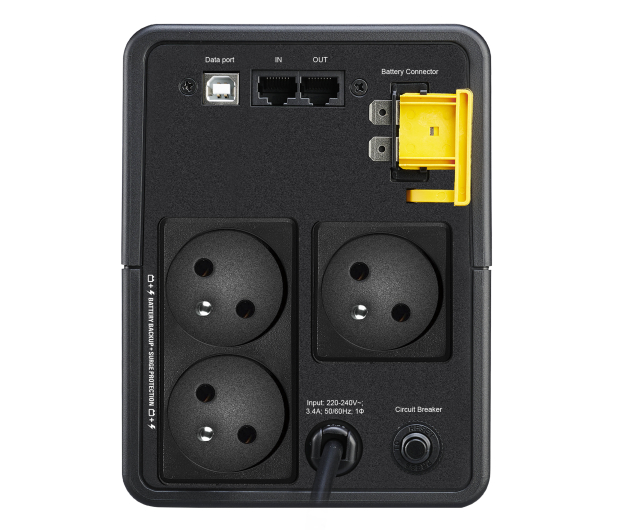 APC Back-UPS (750VA/410W, 4x FR, USB, AVR) - 592555 - zdjęcie 2